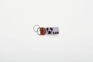 Cancer Needlepoint keychain