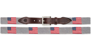 American Flag Needlepoint Belt Several Colors Available